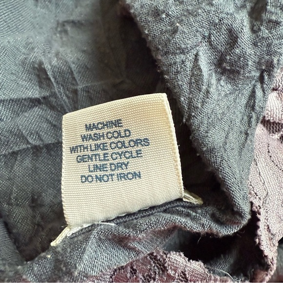 Vtg Lace Crinkle Womens Cami S Y2K 90s Camisole Layering 2000s Fairy Gray & Pink - Picture 9 of 10